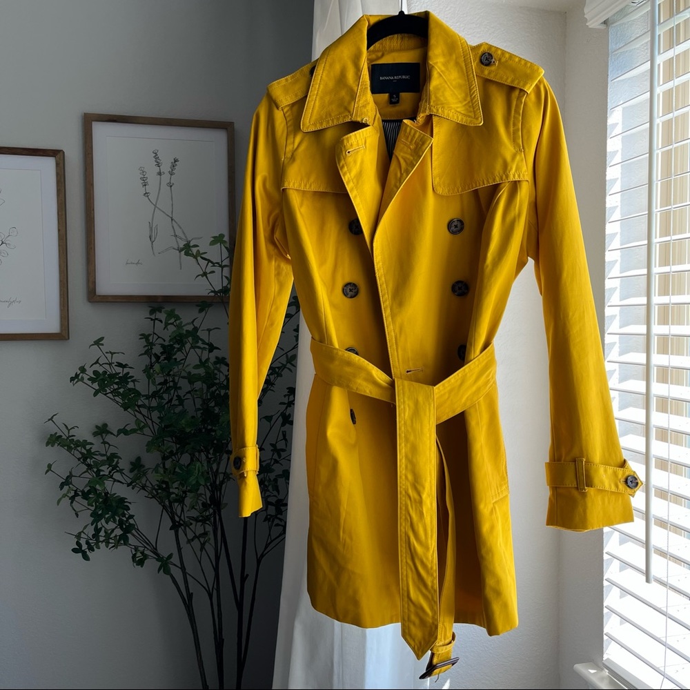 Banana Republic Mustard Yellow Jacket